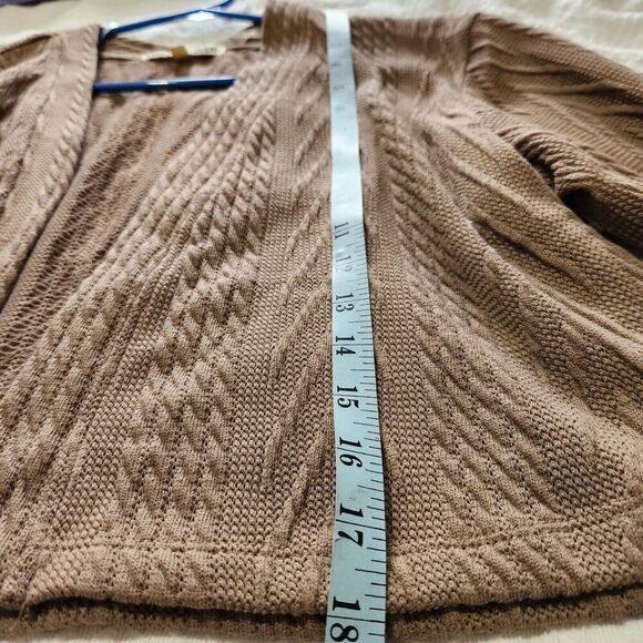 Wallflower Cardigan Women Size XXL Brown Long Sleeve Open  B5 - Picture 9 of 11